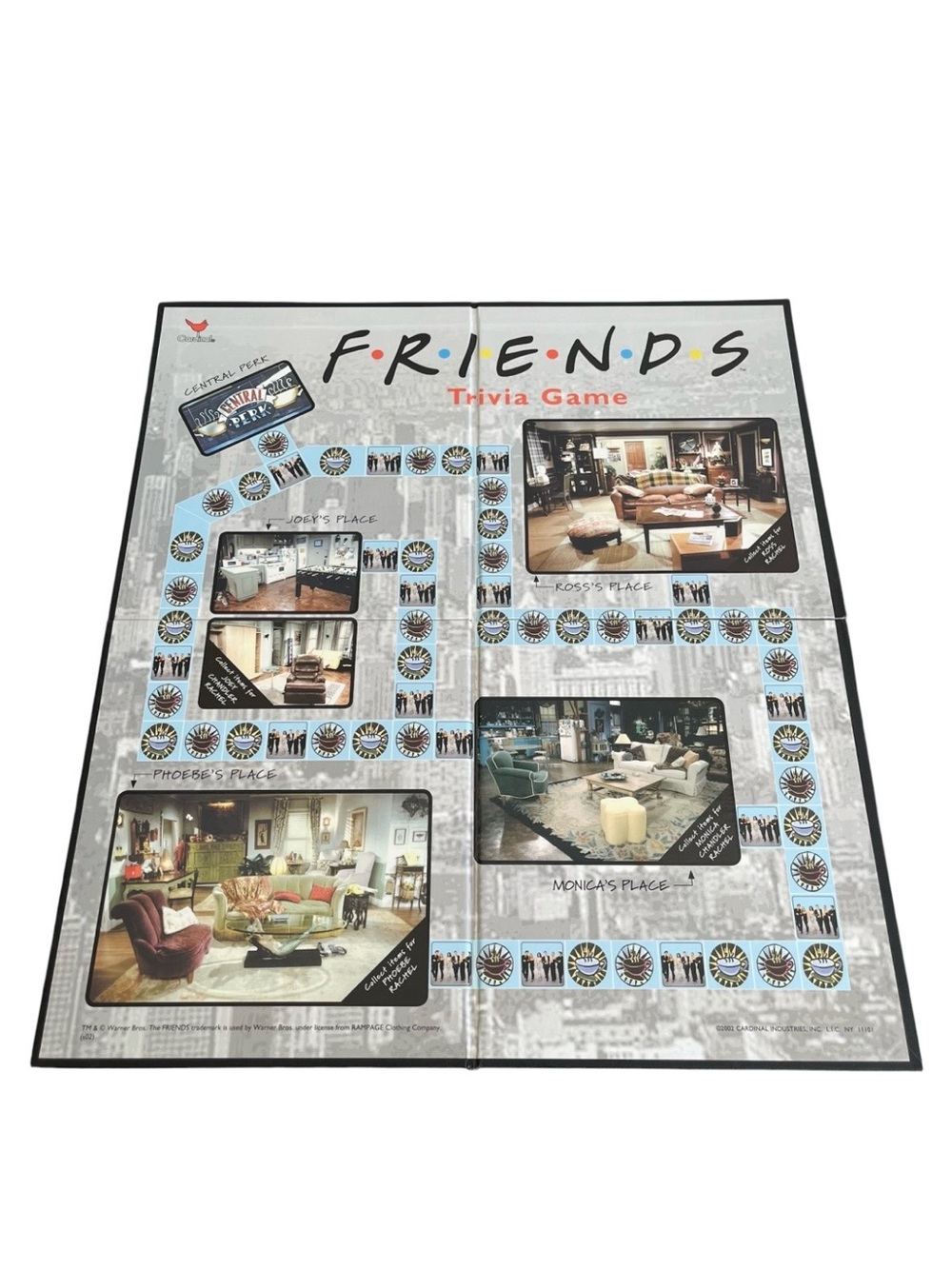 Friends Trivia Game Board Replacement Part 2003 Cardinal Industries